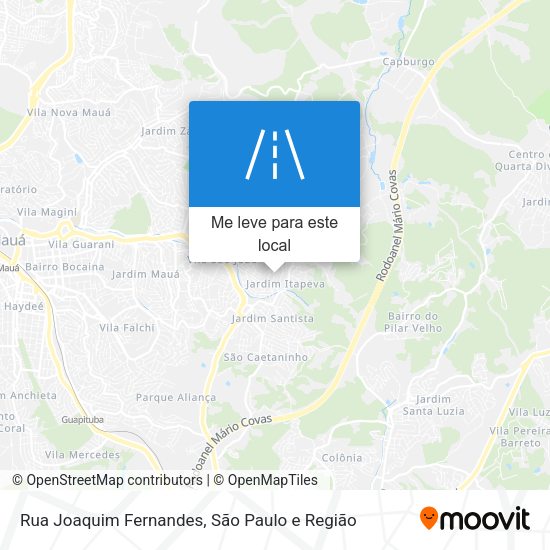 Rua Joaquim Fernandes mapa