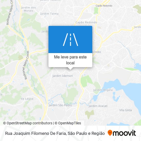 Rua Joaquim Filomeno De Faria mapa