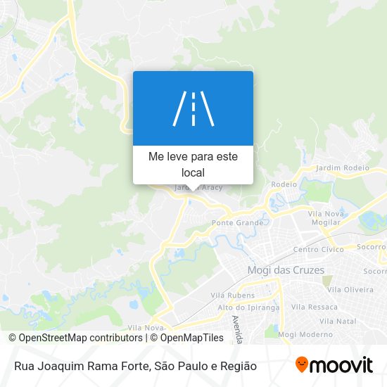 Rua Joaquim Rama Forte mapa