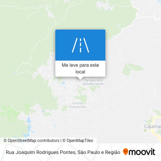 Rua Joaquim Rodrigues Pontes mapa