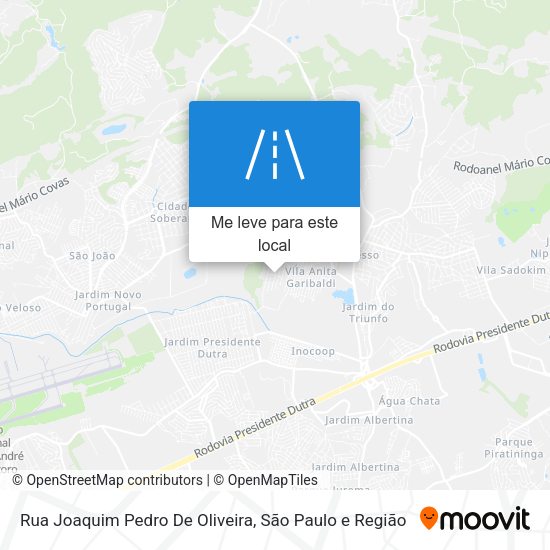 Rua Joaquim Pedro De Oliveira mapa