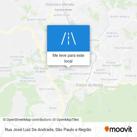 Rua José Luiz De Andrade mapa