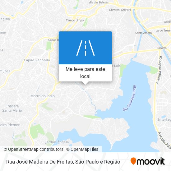 Rua José Madeira De Freitas mapa