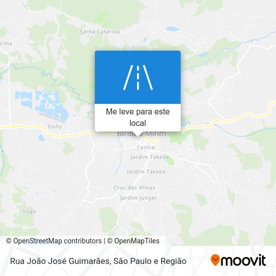 Rua João José Guimarães mapa
