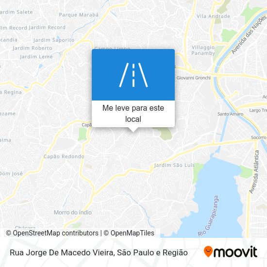 Rua Jorge De Macedo Vieira mapa