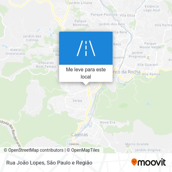 Rua João Lopes mapa