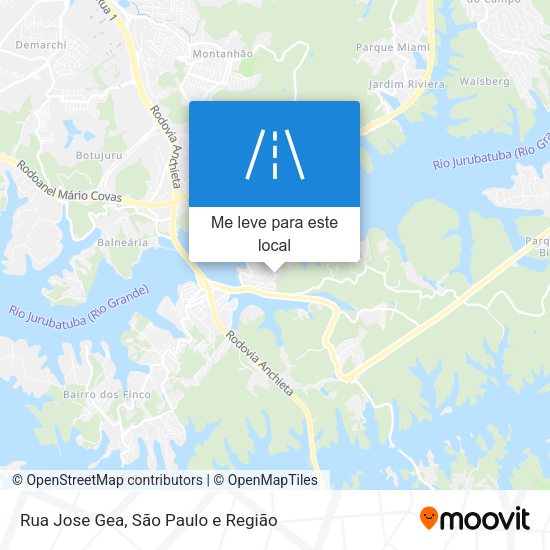 Rua Jose Gea mapa
