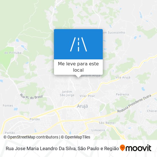 Rua Jose Maria Leandro Da Silva mapa