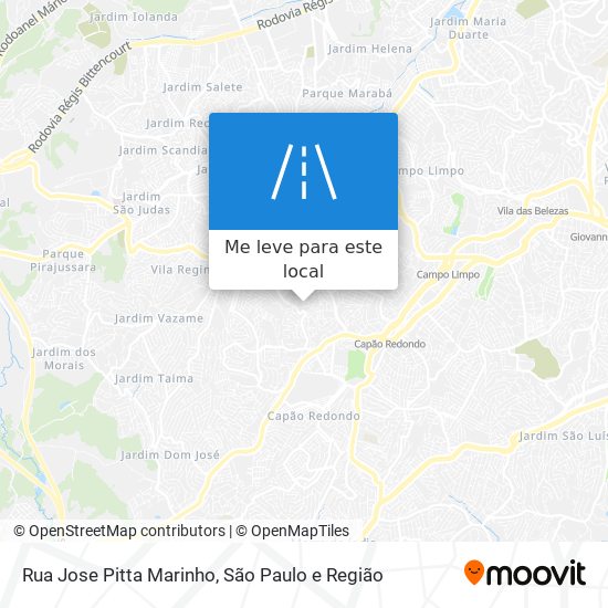 Rua Jose Pitta Marinho mapa