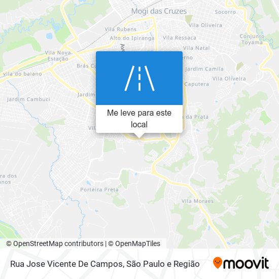 Rua Jose Vicente De Campos mapa