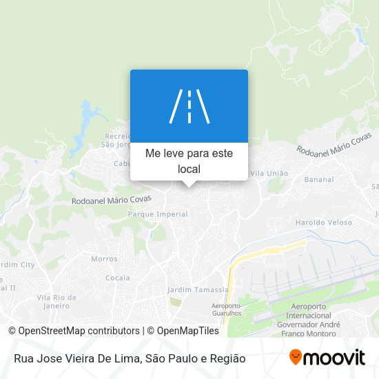 Rua Jose Vieira De Lima mapa
