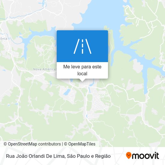 Rua João Orlandi De Lima mapa