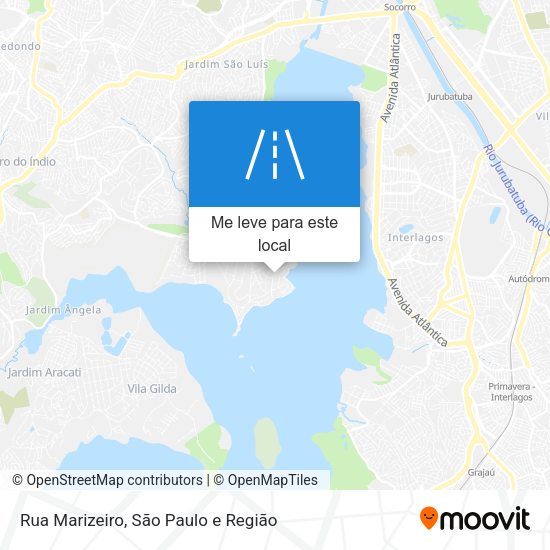 Rua Marizeiro mapa