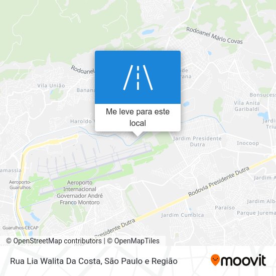 Rua Lia Walita Da Costa mapa