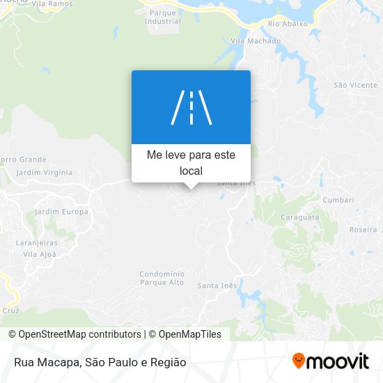 Rua Macapa mapa