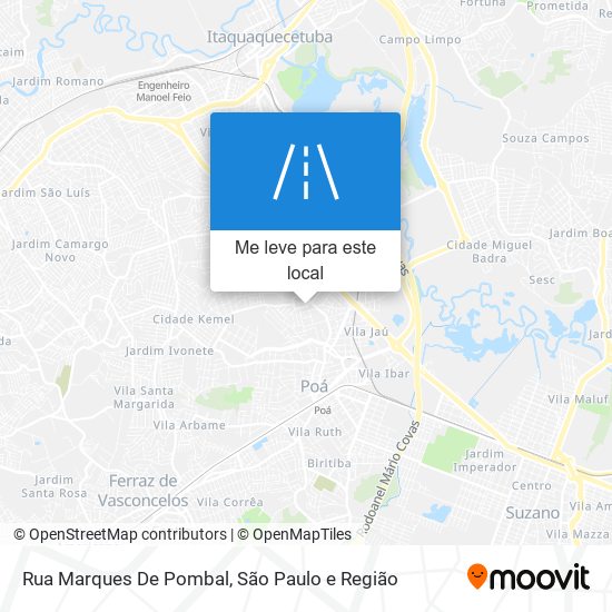 Rua Marques De Pombal mapa