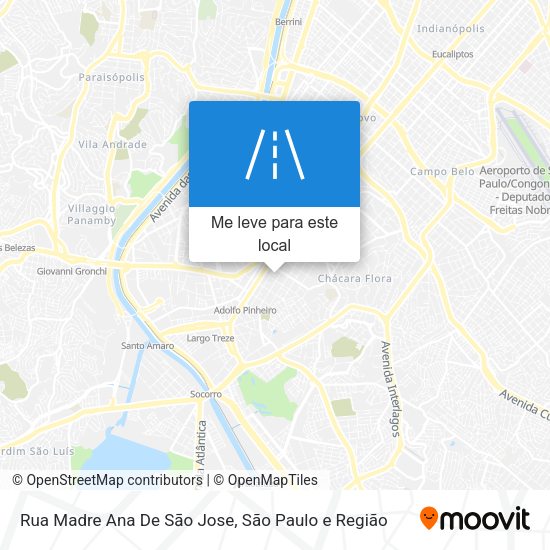 Rua Madre Ana De Sāo Jose mapa