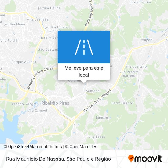 Rua Mauríicio De Nassau mapa