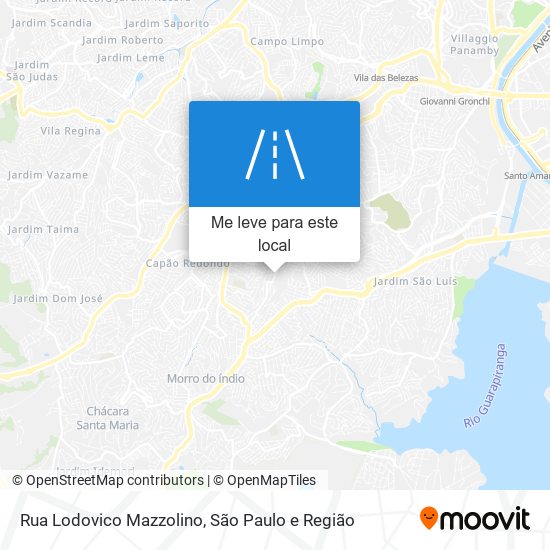 Rua Lodovico Mazzolino mapa