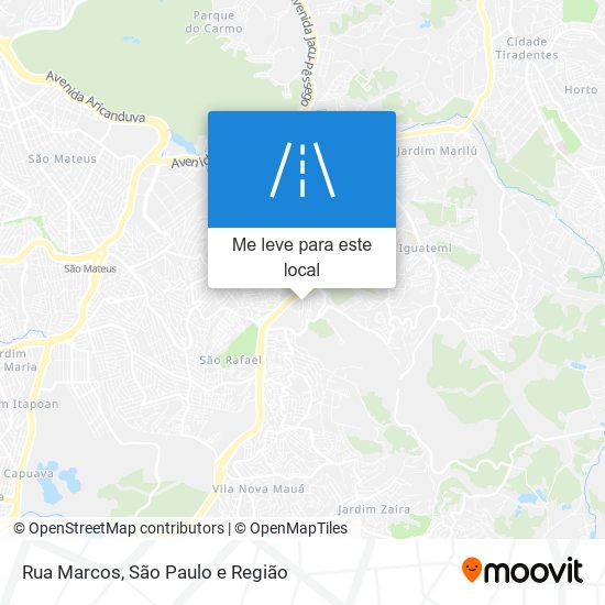 Rua Marcos mapa