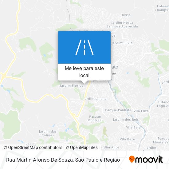 Rua Martin Afonso De Souza mapa