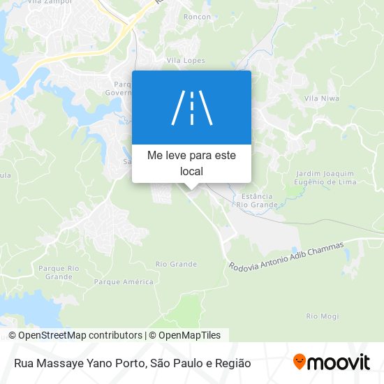 Rua Massaye Yano Porto mapa