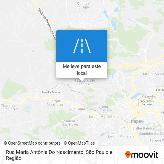 Rua Maria Antônia Do Nascimento mapa