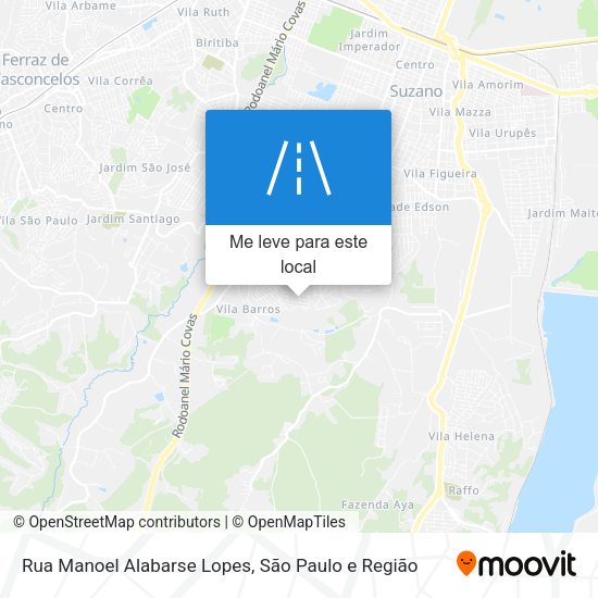 Rua Manoel Alabarse Lopes mapa
