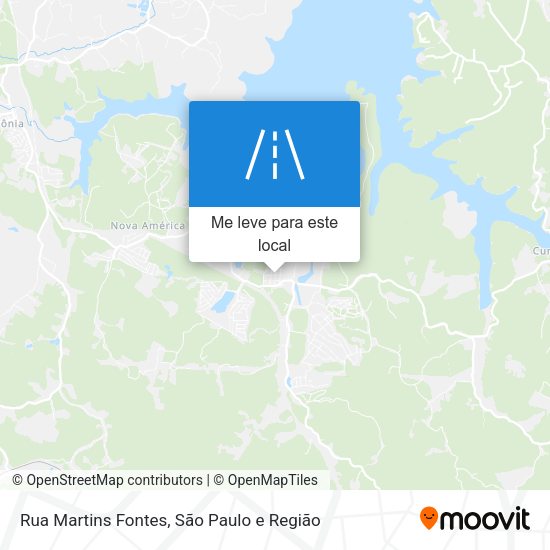 Rua Martins Fontes mapa