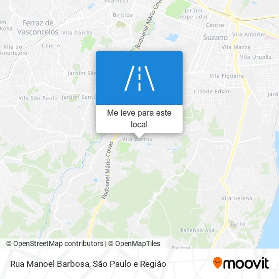 Rua Manoel Barbosa mapa