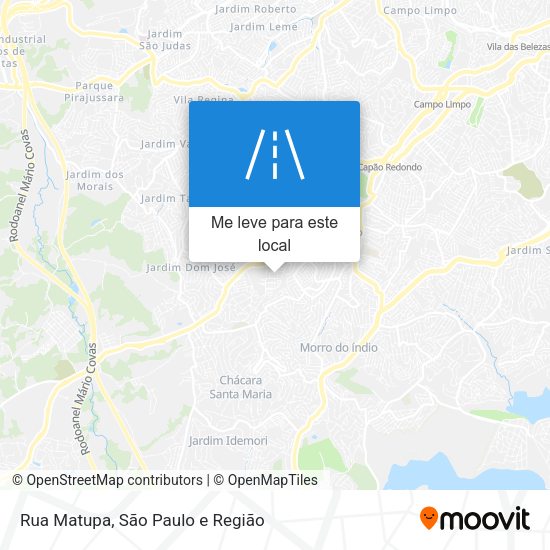 Rua Matupa mapa
