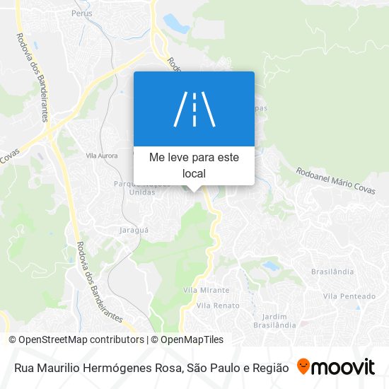 Rua Maurilio Hermógenes Rosa mapa