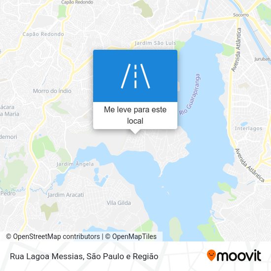 Rua Lagoa Messias mapa