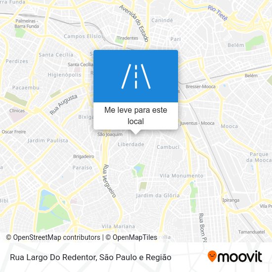 Rua Largo Do Redentor mapa