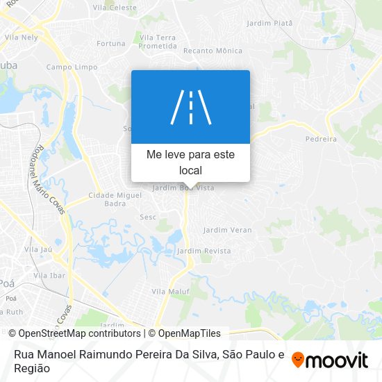 Rua Manoel Raimundo Pereira Da Silva mapa