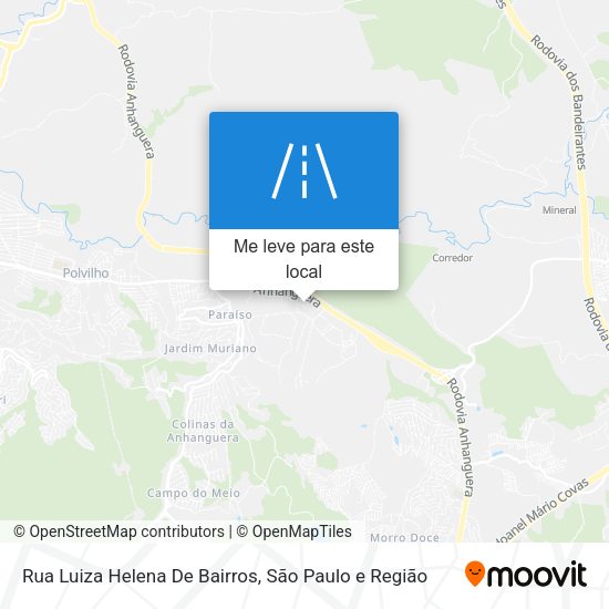 Rua Luiza Helena De Bairros mapa