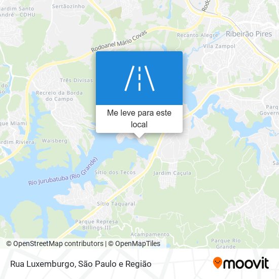 Rua Luxemburgo mapa