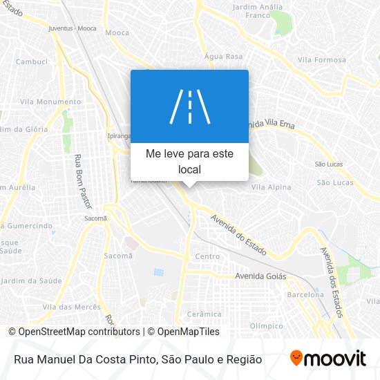 Rua Manuel Da Costa Pinto mapa