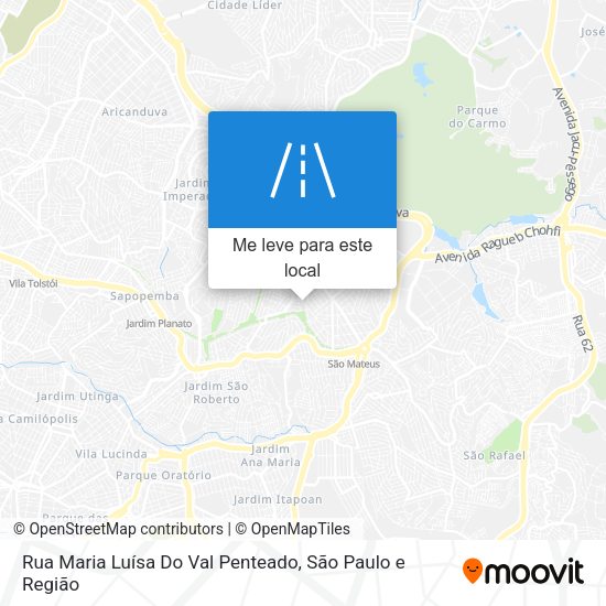 Rua Maria Luísa Do Val Penteado mapa