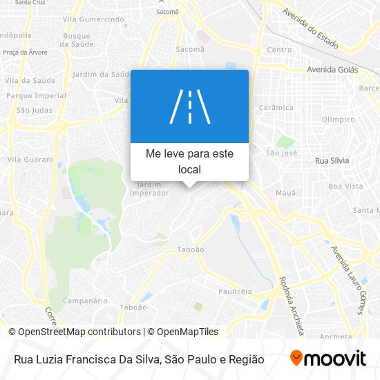 Rua Luzia Francisca Da Silva mapa