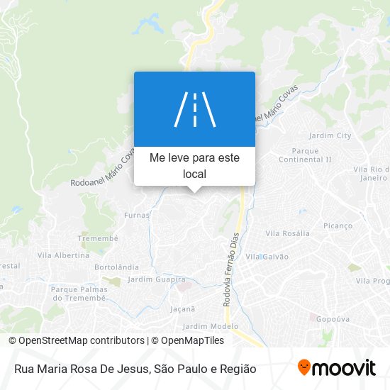 Rua Maria Rosa De Jesus mapa