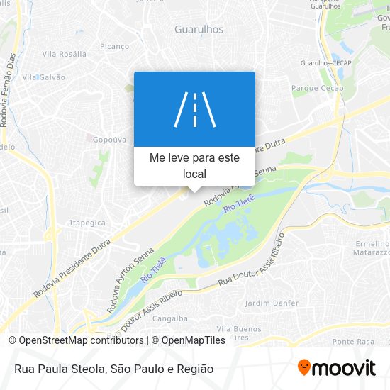 Rua Paula Steola mapa