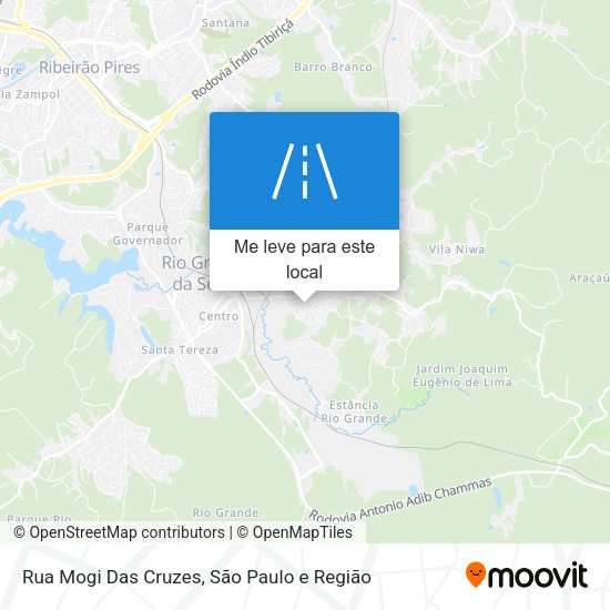 Rua Mogi Das Cruzes mapa