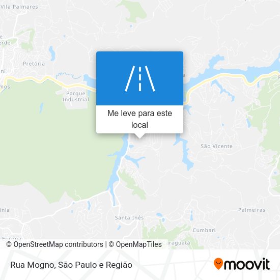 Rua Mogno mapa