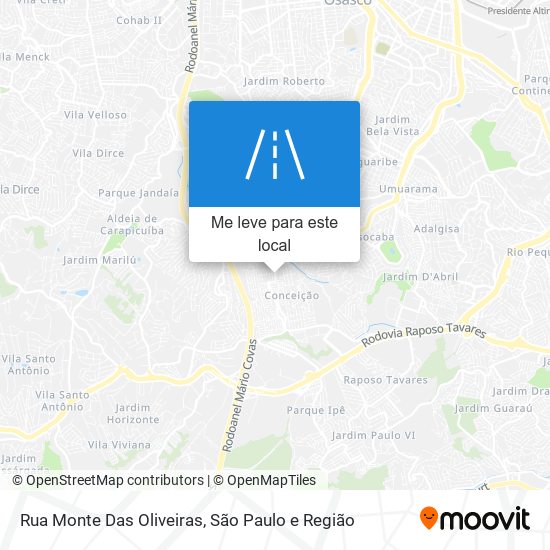 Rua Monte Das Oliveiras mapa