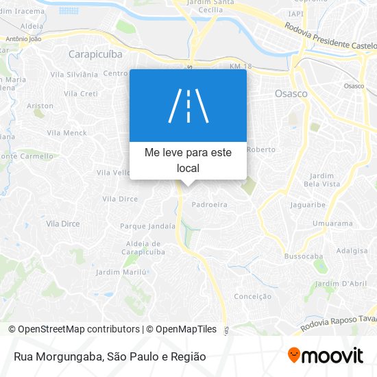 Rua Morgungaba mapa