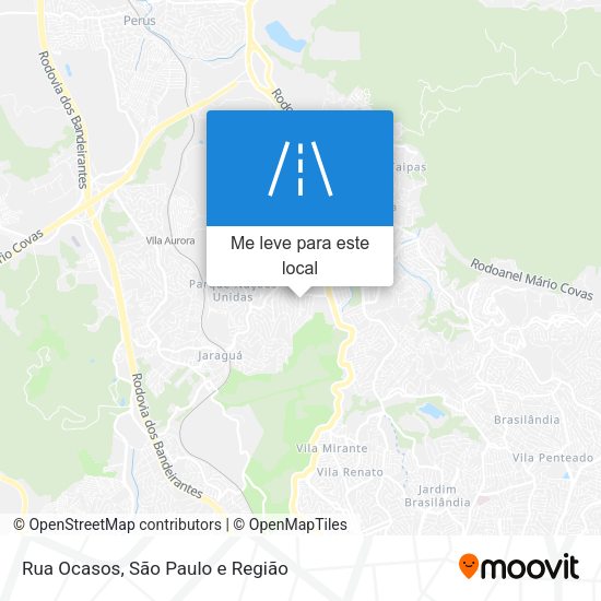 Rua Ocasos mapa