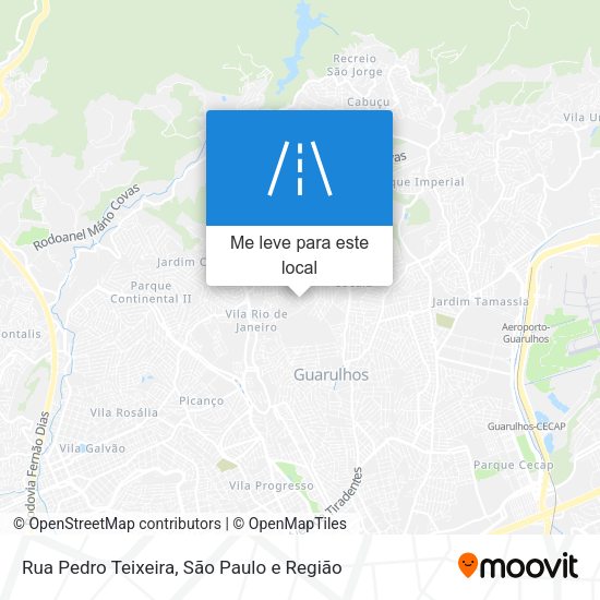 Rua Pedro Teixeira mapa