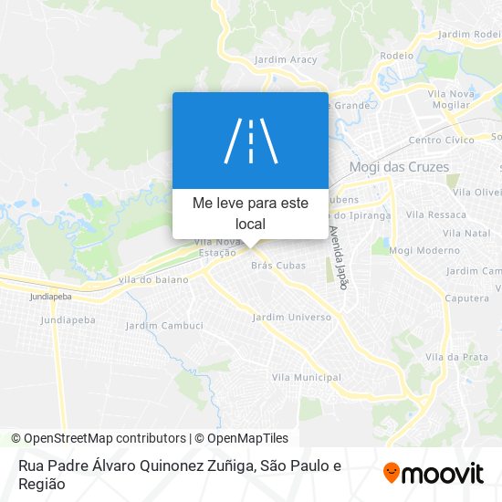 Rua Padre Álvaro Quinonez Zuñiga mapa