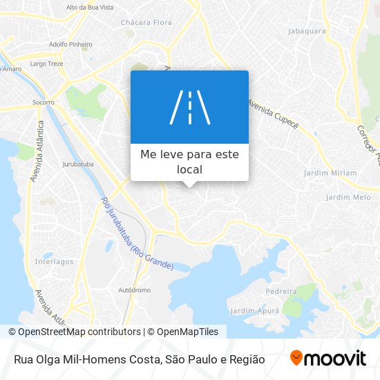 Rua Olga Mil-Homens Costa mapa